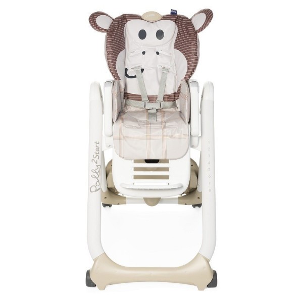 CHICCO Židlička jídelní Polly 2 Start - Monkey