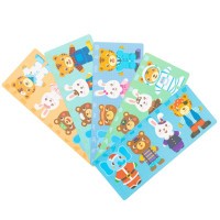 BABY MIX Vkládačka puzzle v krabičce zvířátka Montessori