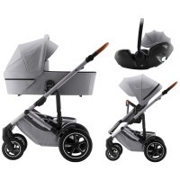 BRITAX RÖMER Set kočárek Smile 5Z + hluboká korba + autosedačka Baby-Safe PRO