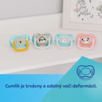 Canpol babies Dudlík silikonový symetrický EXOTIC ANIMALS 1ks