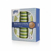 Dětské pleny z biobavlny XKKO Organic 70x70 Staré časy barevné