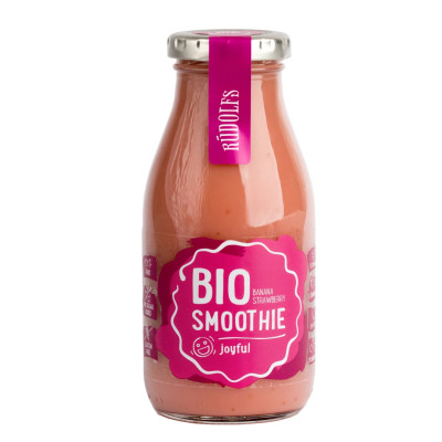 Rudolfs Smoothie Jahoda, banán BIO 260 ml