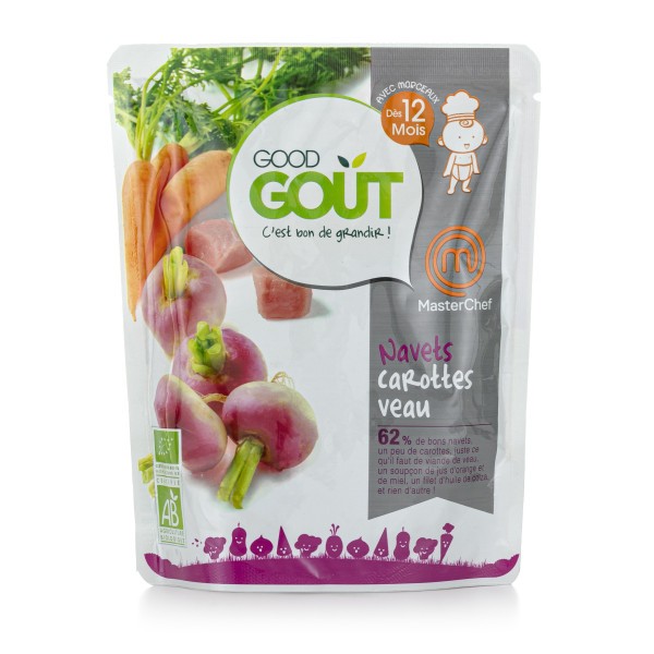GOOD GOUT BIO VODNICE, MRKEV A TELECÍ MASO 190 G