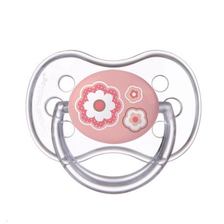 CANPOL BABIES Dudlík 6-18m silikonový symetrický NEWBORN BABY