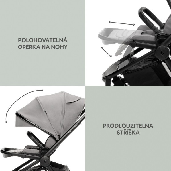 ZOPA Set kočárek Move Cross 3 + hluboká korba Move XL 3 + autosedačka XM dle vlastního výběru
