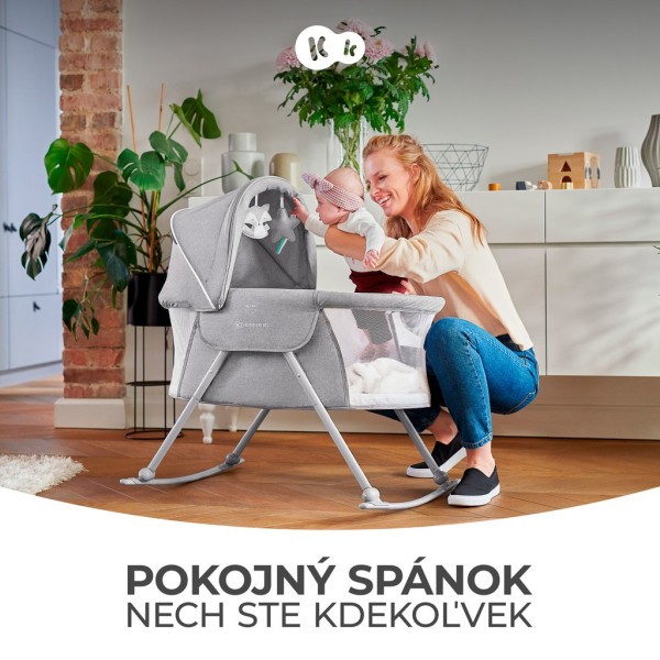 KINDERKRAFT Postýlka dětská 3v1 Lovi