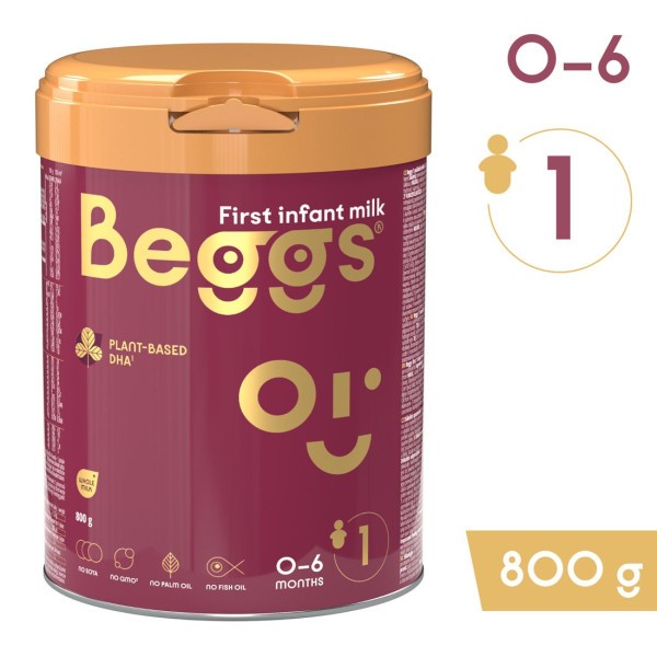 Beggs 1 počáteční mléko (800 g)