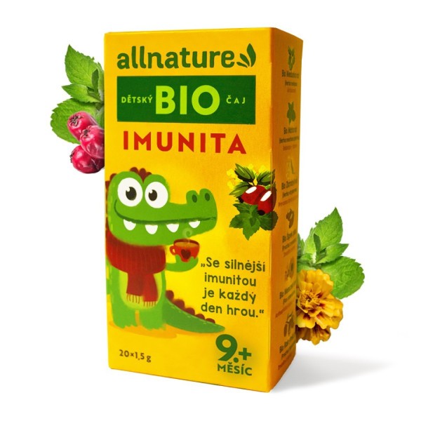 ALLNATURE BIO Dětský čaj Imunita 20x1,5 g
