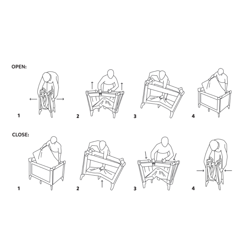 PETITE&MARS Ohrádka cestovní Nook Urban