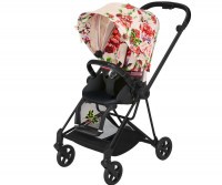 Kočárek CYBEX Mios Fashion Spring Blossom 2021, podvozek mios black