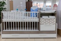 FAKTUM Kombi postýlka Poppi 70x120 , bez vzoru