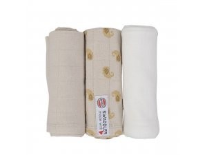 LODGER Swaddler Flame Tribe 3balení 70 x 70 cm
