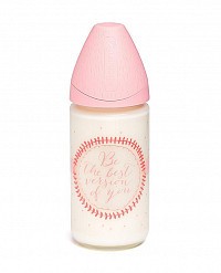Suavinex MFL Láhev SKLO 240 ml anatomická savička