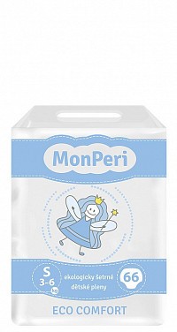 MonPeri Jednorázové dětské plenky ECO comfort S