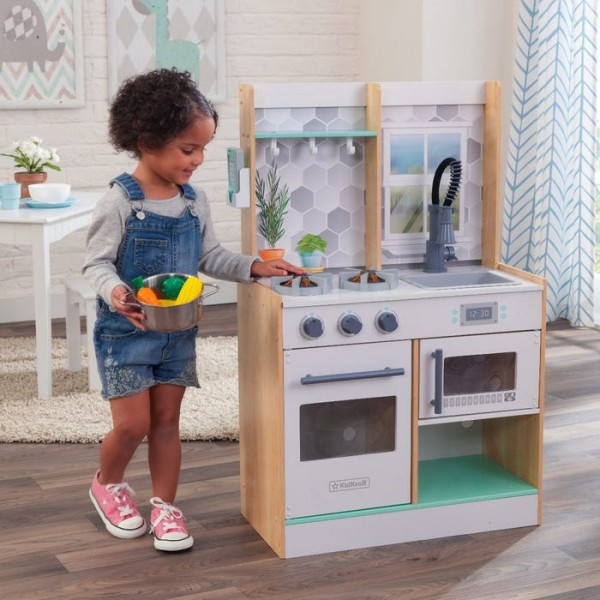 KidKraft Dřevěná kuchyňka  Let’s Cook přírodní