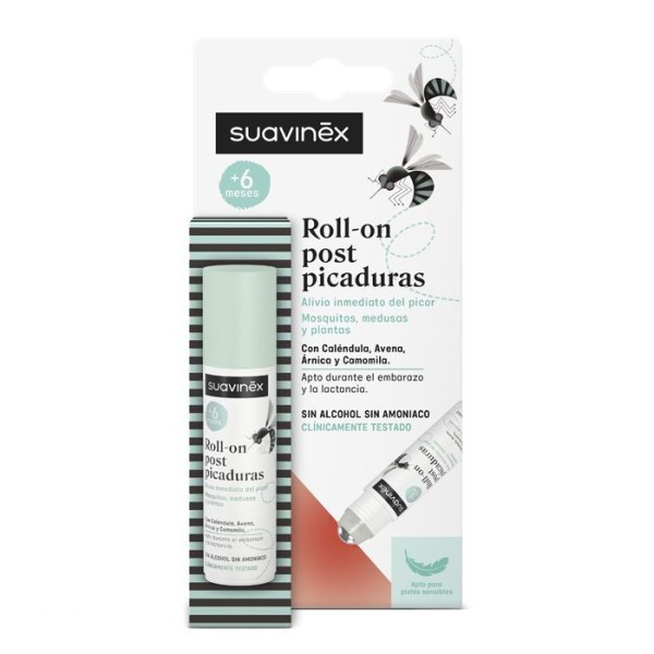 SUAVINEX Citronella Tyčinka roll-on po kousnutí hmyzem, komárem, vší i klíštětem 15 ml NOVINKA