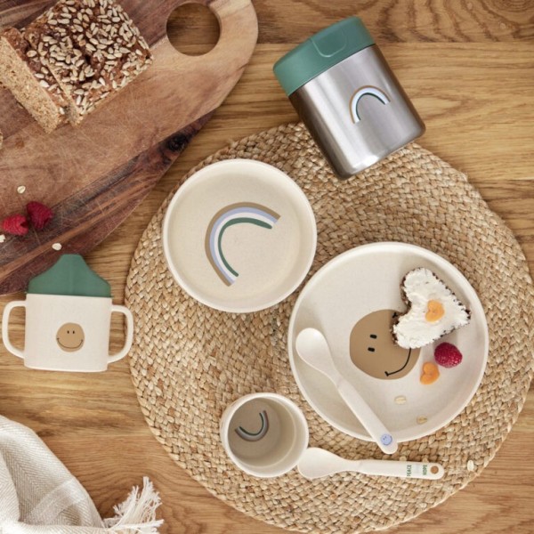 LÄSSIG Spoon Set PP/Cellulose Happy Rascals Set lžiček 4 ks