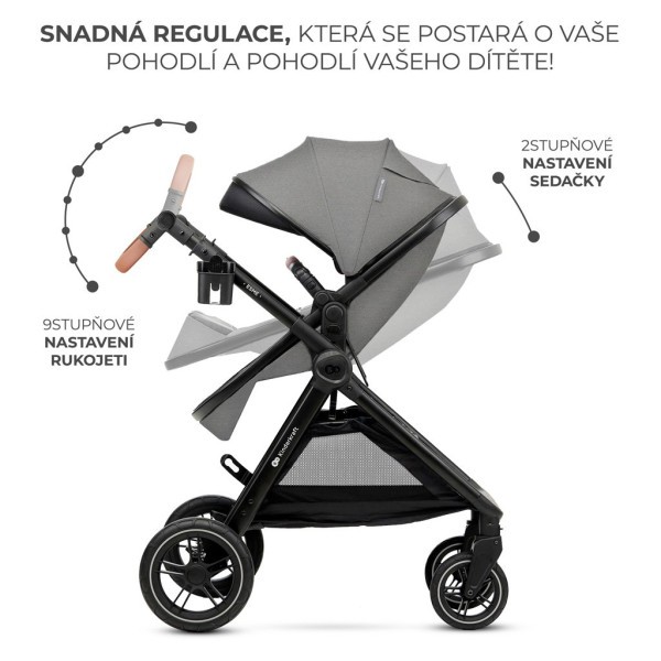 KINDERKRAFT Kočárek kombinovaný 3v1 Esme