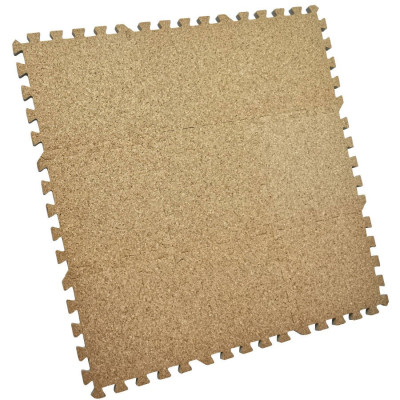 Korková hrací podložka puzzle 90x90 cm