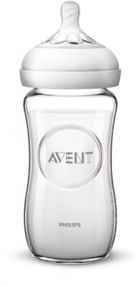 Philips Avent láhev Natural Response skleněná transparentní 240 ml