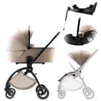 Britax Römer Set kočárek Rio + hluboká korba + autosedačka Baby-Safe PRO + Vario Base 5Z