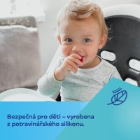 CANPOL BABIES Silikonová dělená miska s přísavkou DOTS