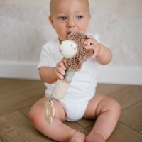 BABYONO Hračka pískací s kousátkem 3m+