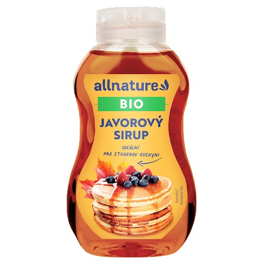 ALLNATURE Javorový sirup BIO 250 ml