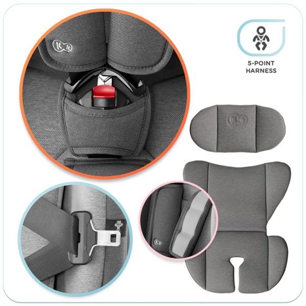KINDERKRAFT Autosedačka Oneto3 Isofix Jet 9-36 kg