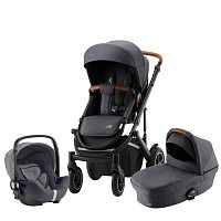 Set kočárek  Britax Smile III + hluboká korba + autosedačka