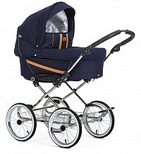 Klasická konstrukce Emmaljunga chassis DUO de Luxe