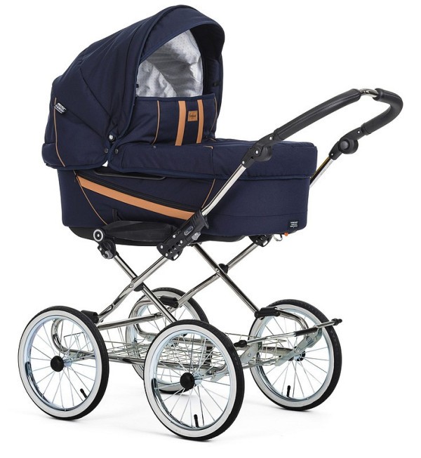Klasická konstrukce Emmaljunga chassis DUO de Luxe