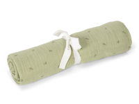 LITTLE DUTCH Plena zavinovací 120x120 cm s potiskem Pure