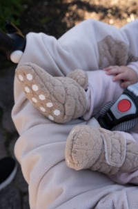 LODGER Slipper Folklore Fleece Beige