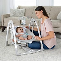 Houpačka konvertibilní vibrující s melodií Raylan 2v1 0m+, do 9kg Houpačka konvertibilní vibrující s melodií Raylan 2v1 0m+, do 9kg