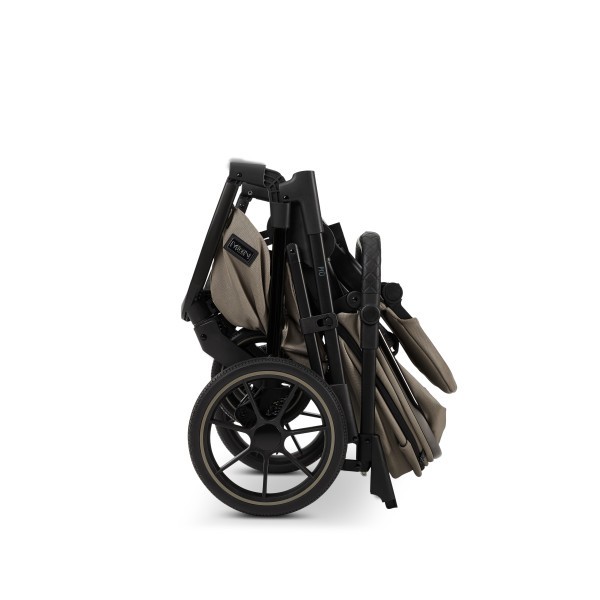 MOON PIÚ EXTRA black chrome Kombinovaný kočárek