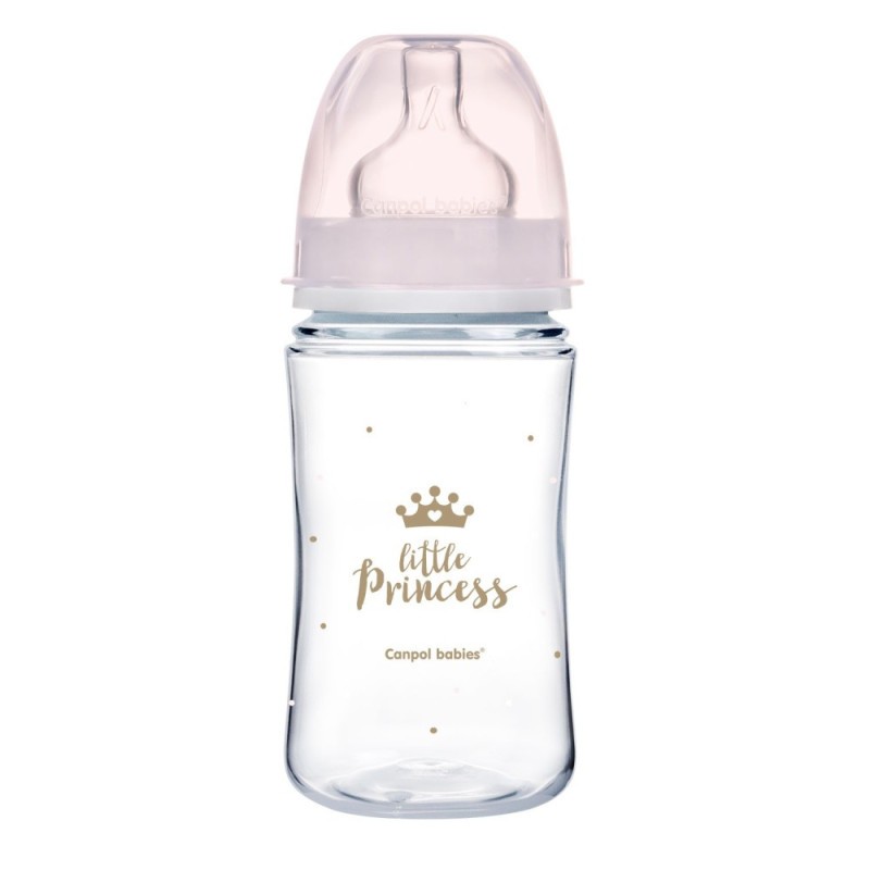 CANPOL BABIES Lahev se širokým hrdlem ROYAL BABY 240ml