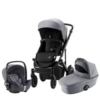 Set kočárek Britax Smile III + hluboká korba + autosedačka Set kočárek Britax Smile III + hluboká korba + autosedačka