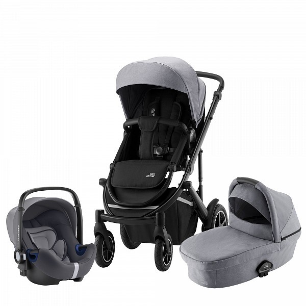 Set kočárek  Britax Smile III + hluboká korba + autosedačka