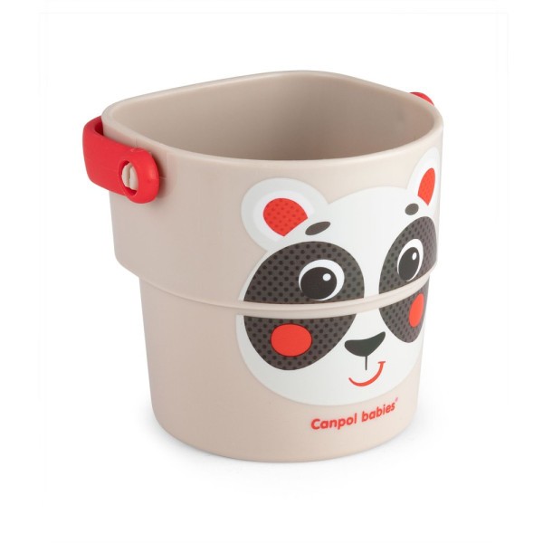 CANPOL BABIES Kyblíky do vody HELLO LITTLE 3ks