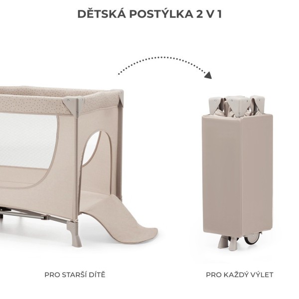 KINDERKRAFT Postýlka cestovní Joy 2