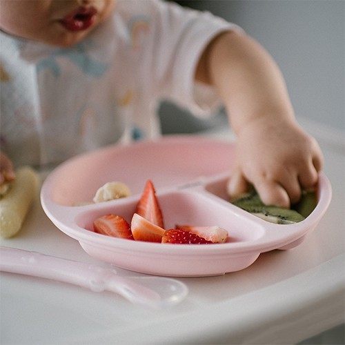 BABYONO Talíř silikonový s přísavkou 6m+