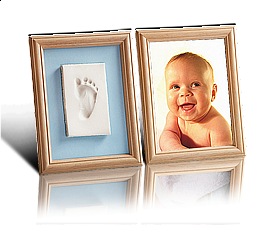 Baby otisk s barevnou paspartou Baby otisk s barevnou paspartou